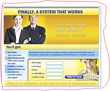 MISE EN PAGE D'ATTERISSAGE